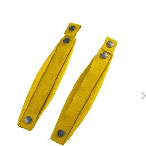 Fjallraven Mini Backpack Shoulder straps yellow